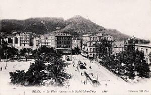 Oran - Place d'Armes et Djebel-Murdjadjo - 1903